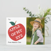 Apple van mijn Eye Classroom Foto Valentijnsdag Ho Feestdagenkaart (Staand voorkant)