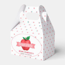 Apple van mijn herfst | baby shower zomerthema bedankdoosjes