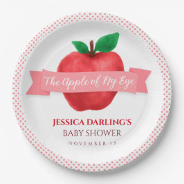 Apple van mijn herfst | baby shower zomerthema papieren bordje