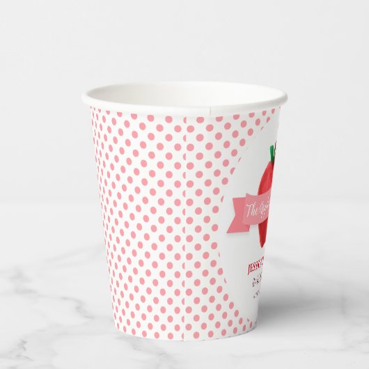 Apple van mijn herfst | zomerthema baby shower pa papieren bekers (Rechts)