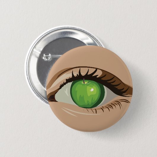 Apple van mijn ogen Button (Voorkant /achterkant)
