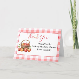 Apple van mijn oog Baby shower dank u kaarten