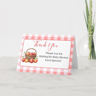 Apple van mijn oog Baby shower dank u kaarten