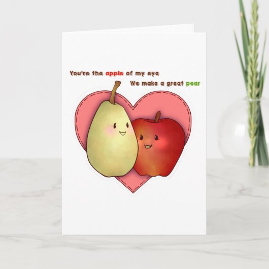 Apple van Mijn Oog Feestdagen Kaart (Voorkant)