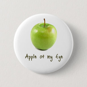 Apple van mijn oog ronde button 5,7 cm