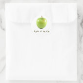Apple van mijn oog ronde sticker (Tas)
