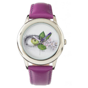 Apple van mijn oog Surreal-tekenkunst Horloge