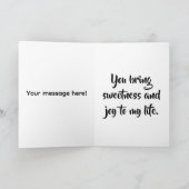 Apple van mijn oog Valentijnsdag Kaart (Binnen)