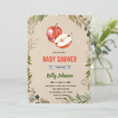 Apple van mijn uitnodiging voor het douchen van og (Staand voorkant)