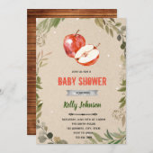 Apple van mijn uitnodiging voor het douchen van og (Voorkant / Achterkant)