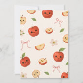 Apple van My Eye Genderneutraal Baby shower Kaart (Achterkant)