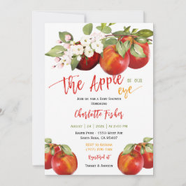 Apple van ons Baby shower Kaart