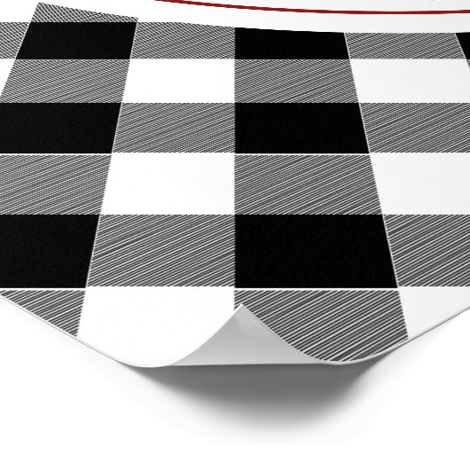 Apple van ons Baby shower van de oogboomgaard Poster (Hoek)