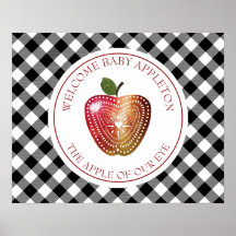 Apple van ons Baby shower van de oogboomgaard