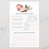 Apple van ons Eye Baby shower advies en voorspelli Flyer (Voorkant)