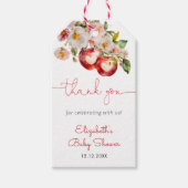 Apple van ons Eye Baby shower Dank u Cadeaulabel (Voorkant)