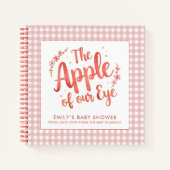 Apple van ons Eye Baby shower gastenboek Notitieboek (Voorkant)