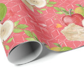 Apple van ons Eye Baby shower inpakpapier (Rol Hoek)
