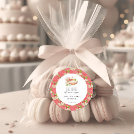 Apple van ons Eye Baby shower papier Ronde Sticker