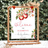 Apple van ons Eye Fruit Baby shower Welkom Poster