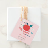 Apple van ons Eye Herfst Girl Baby shower Bedankjes Labels (In situ)