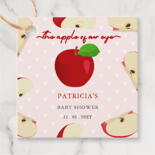 Apple van ons Eye Herfst Girl Baby shower Bedankjes Labels