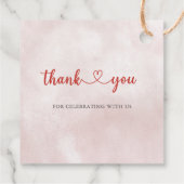 Apple van ons Eye Herfst Girl Baby shower Bedankjes Labels (Achterkant)