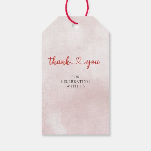 Apple van ons Eye Herfst Girl Baby shower Cadeaulabel (Achterkant)