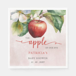 Apple van ons Eye Herfst Girl Baby shower Servet