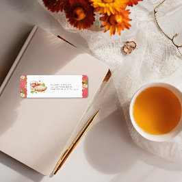 Apple van ons Eye Return-adreslabel Etiket