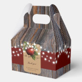 Apple van ons Eye Rustic Herfst Baby shower Bedankdoosjes (Voorkant)