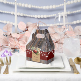 Apple van ons Eye Rustic Herfst Baby shower Bedankdoosjes