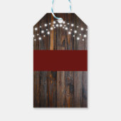 Apple van ons Eye Rustic Herfst Baby shower Cadeaulabel (Achterkant)