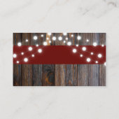 Apple van ons Eye Rustic Herfst Baby shower Informatiekaartje (Achterkant)