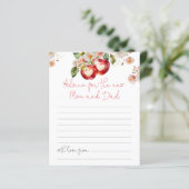 Apple van Ons Oog Advies Moeder Vader Baby Shower  (Staand voorkant)