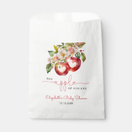 Apple van ons oog Baby shower Bedankzakje
