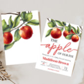 Apple van ons oog Baby shower Kaart