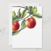 Apple van ons oog Baby shower Kaart (Achterkant)