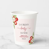 Apple van ons oog Baby shower Papieren Bekers (Voorkant)