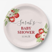 Apple van ons oog Baby shower Papieren Bordje (Voorkant)