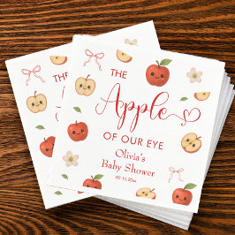 Apple van ons oog Baby shower Servet