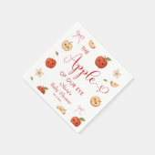 Apple van ons oog Baby shower Servet (Hoek)