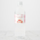 Apple van ons oog Baby shower Waterfles Etiket (Voorkant)