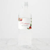 Apple van ons oog Baby shower Waterfles Etiket (Voorkant)