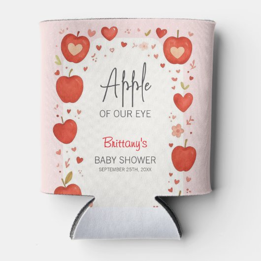 Apple van Ons Oog Herfst Baby shower Blikjeskoeler (Voorkant)