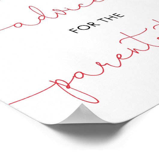 Apple van ons oogadvies poster (Hoek)