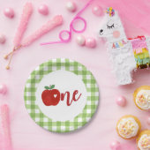 Apple van onze eerste verjaardag papieren bordje (Feest)