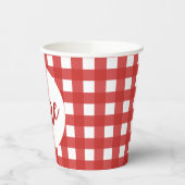 Apple van onze eerste verjaardagskaartjes papieren bekers (Links)