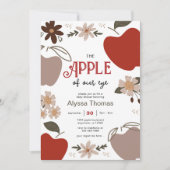 Apple van onze Eye Apple Theme Baby shower Kaart (Voorkant)