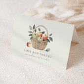 Apple van onze Eye Baby shower Dank u kaart